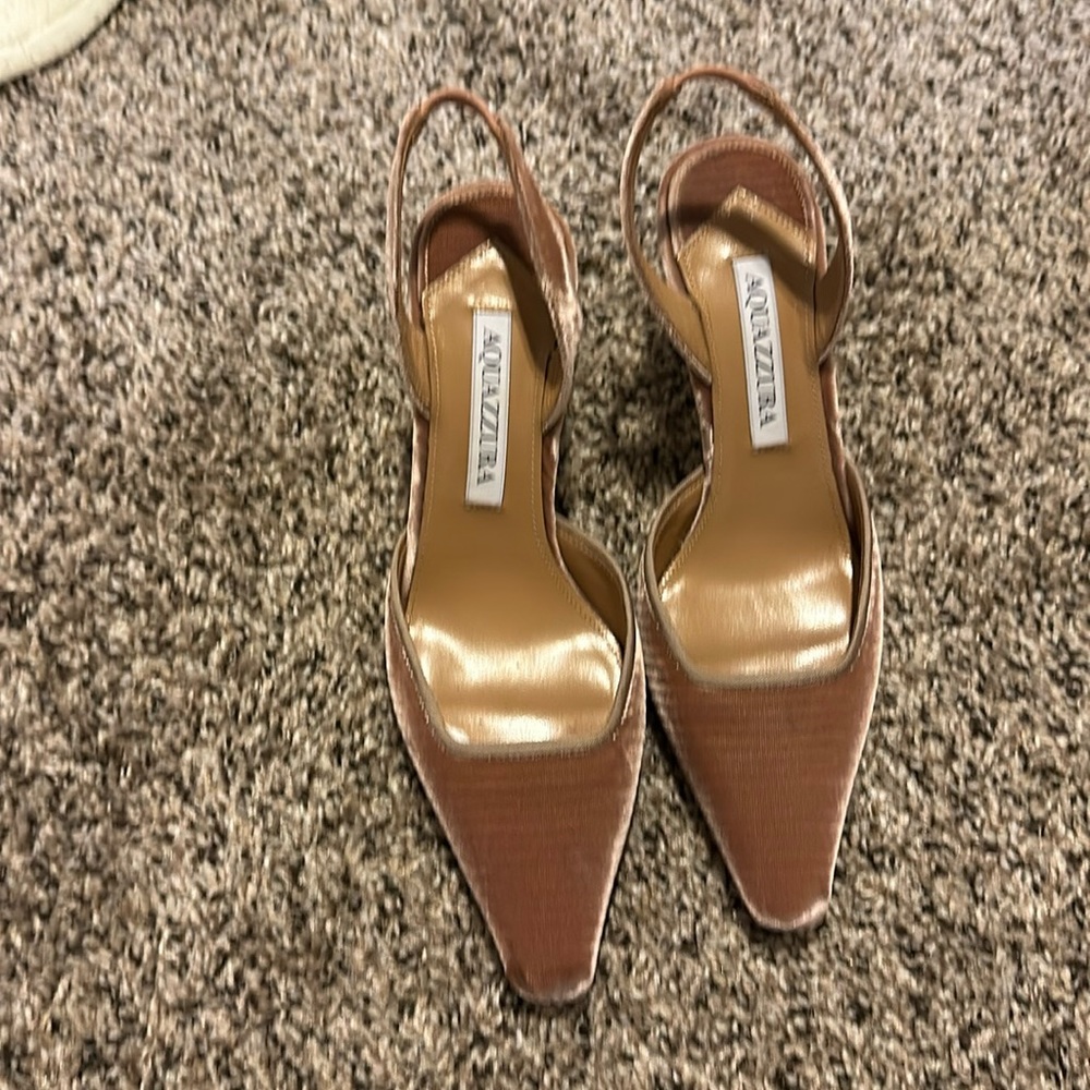 Aquazurra pink heels